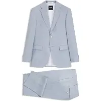 BOSS Costume deux pièces Regular en tissu à carreaux