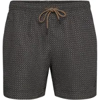 BOSS Short de bain imprimé avec badge logoté