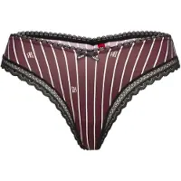 HUGO String en microfibre stretch avec finitions en dentelle