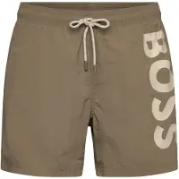 BOSS pour homme. 50514502 Maillot de bain pieuvre marron (M), Beachwear, Polyamide