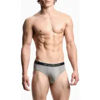 Emporio Armani pour homme. EM000258_AF20669 Set 3 Core Logobanda slip noir, gris (L), Homewear, Coton