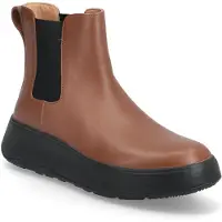 FitFlop Bottes FitFlop Femme F-Mode Leather Flatform Chelsea Boots Rich Brown-Taille 38
