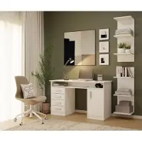 CARUNO 6P BLANC HAUT 180 cm 6 étagères Bibliothèques Reliures Bureau Showroom