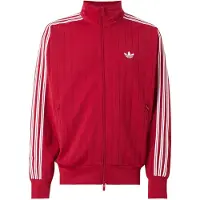 Adidas Veste mi-saison 'Firebird Drop Needle' rouge / blanc