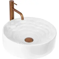 REA Lavabo De Comptoir Calla Blanc