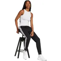 Adidas Pantalon de sport 'Essentials' noir / blanc