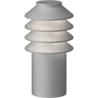 Louis Poulsen Bysted Garden Short Lampe d'extérieur Aluminium | 3000K | Spike without Adapter with Connector
