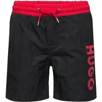 HUGO Short de bain enfant à logo imprimé contrastant