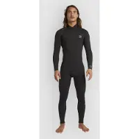 Billabong Absolute 5/2 Mm Long Sleeve Back Zip Neoprene Suit Vert L Homme