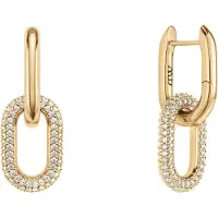 Daniel Wellington - Boucles d'oreilles pendantes en acier doré pour dames