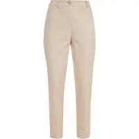 Comma Pantalon à plis beige clair