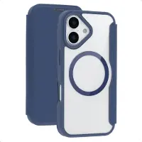 IMoshion Bookcase Transparente avec MagSafe Apple iPhone 17 - Bleu