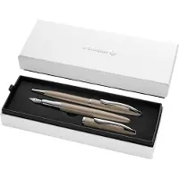 Pelikan Set Stylo Plume & Stylo Bille Jazz Noble Elegance, Taupe (2x)