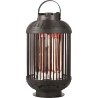 Sunred Chauffe-terrasse Rantan 29cm - noir