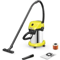 Kärcher Aspirateur eau et poussière WD 3 S V-19/4/20 - Réservoir en acier inoxydable de 19 L - 1000 W (Fonction souffleur)