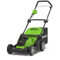 Greenworks 2504707UB tondeuse à gazon Tondeuse à gazon poussée Batterie Vert