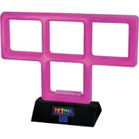 Tetris Lampe décorative Tetris en violet - Veilleuse rétro gamer