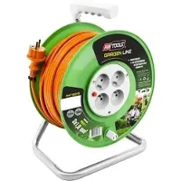 AWTOOLS garden line 40m 3x1mm 10a / 2300w drum extension cable