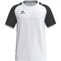 Erima Wings Maillot Manches Courtes Blanc/noir - XXXL
