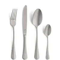 Amefa Baguette 844024MDF3C40 Stonewashed, set de couverts 24 pièces avec coffret en bois