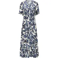 ONLY Robe d’été 'ONLChianti' bleu / bleu marine / moka / blanc