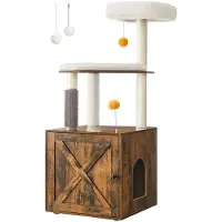 Feandrea Artenat Arbre à chat Edmont, 134 cm, marron