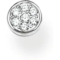 Thomas Sabo Boucles d'oreilles cloutées Sparkling Circles, (Argent 925)