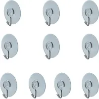 INF Paquet de 12 crochets à ventouses - Ventouses adhésives transparentes