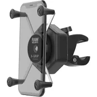 Ram Mounts X-grip Large Phone Mount With Vibe-safe&small Tough-claw Argenté