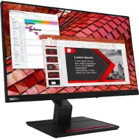 Lenovo ThinkVision T24t-20 LED display 60,5 cm (23.8") 1920 x 1080 pixels Full HD Écran tactile Capacité Noir