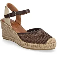 Tamaris Sandalen Touwzool Sandalen Touwzool - Donkerbruin - Maat 41