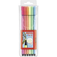 Stabilo PEN68 6 FEUTRES FLUO