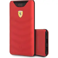 Ferrari Banque d'énergie sans fil 10000 mAH - rouge