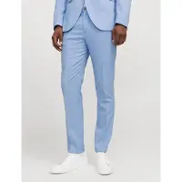 Jack & Jones Pantalon à plis 'JPRSOLARIS' bleu-gris