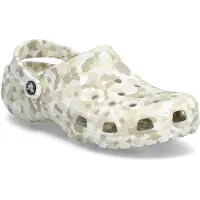 Crocs , modèle classique "Confetti", unie, pour adultes, coloris blanc/multicolore, taille 38-39