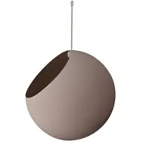 AYTM Globe Hanging Pot de Fleurs Taupe | Ø 21