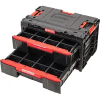 Qbrick System ONE Drawer 2 Toolbox 2.0 Boîte à outils 587 x 380 x 340 mm 29 l avec deux tiroirs