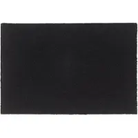 vidaXL Tapis de porte noir 60x90 cm fibre de coco touffeté