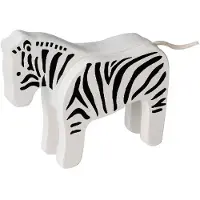 Everearth avatar Zebra noir/blanc 13x11x4 cm