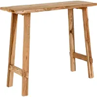 Ebuy24 Girona Table console, en teck.