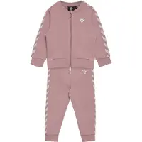 Hummel Ensemble de Jogging - HMLBill - Rose av. Blanc - - 1 an (80) - Ensemble de Jogging