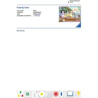 Ravensburger Puzzle géant de 24 pièces. Moments en famille/Bluey. À partir de 3 ans. Aventure. 05622.