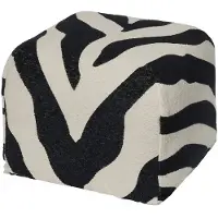 Broste Copenhagen pouf zèbre
