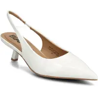 Bianco Escarpins à bride arrière 'Kristin' blanc