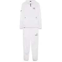 EA7 pour homme. 8NPV08_PN4HZ Tennis Pro Tracksuit blanc (S), Sport, Tennis/Padel, Multisport, Polyester, Manche longue