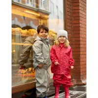 CeLaVi Vêtements de Pluie av. Bretelles - PU - White Pepper - - 80 - Vêtements de Pluie