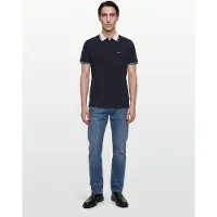 Armani Exchange pour homme. XM002350AF10366UB101 Polo slim marine (M), Casuel, Vert, Coton, Manche courte