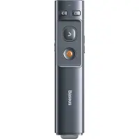 Baseus Orange Dot pointeur laser de présentation sans fil - gris (sans pile)