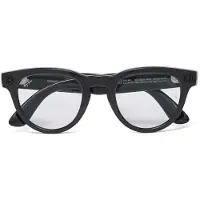 Ray Ban - Lunettes de soleil photochromiques connectées - META Headliner - Gen 2 Shiny Black/Transitions Graphite Green - Noir