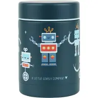 A Little Lovely Company Récipient thermos - 300 ml - Robots - - UneTaille - Bouteille Thermos